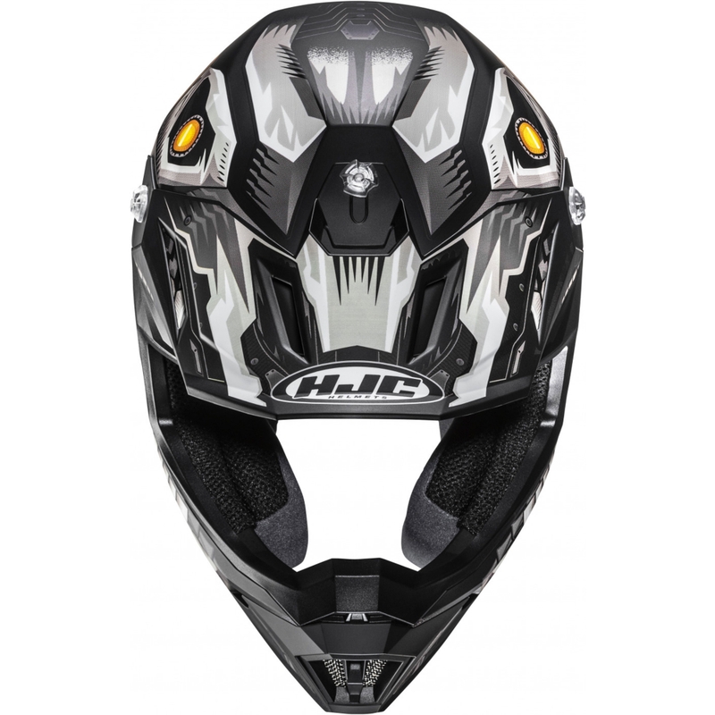 Casco da motocross HJC C50 Mecha Beast MC5SF nero-grigio