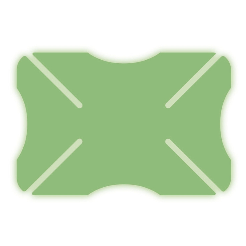 Protektor laku přilby Oxford Helmet Bumper fluorescenční