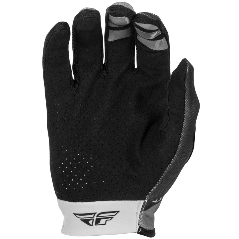 Guanti da motocross FLY Racing - USA Lite grigio-nero