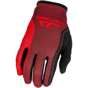 Guanti da motocross FLY Racing - USA Lite nero-rosso