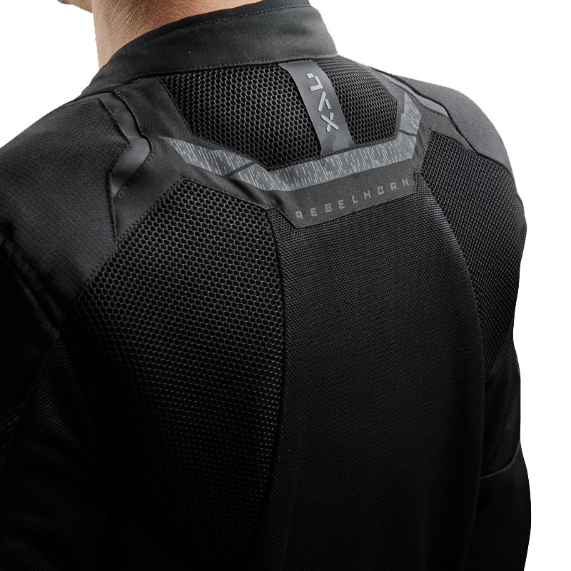 Giacca da motociclista Rebelhorn Jax nera