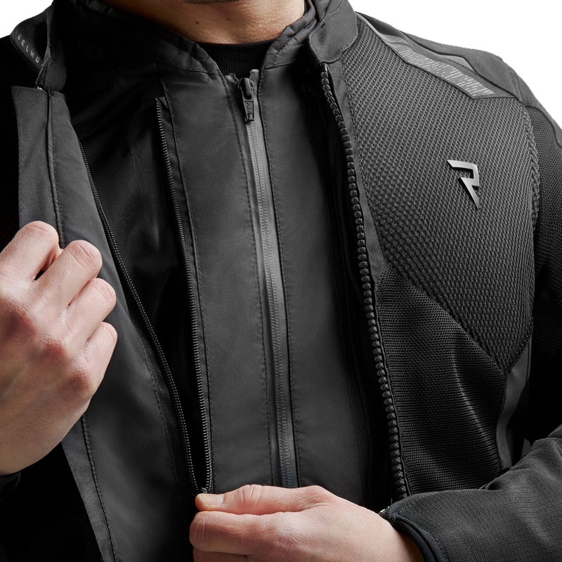 Giacca da motociclista Rebelhorn Jax nera