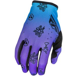 Guanti da motocross FLY Racing - USA Lite Outline viola-blu-nero