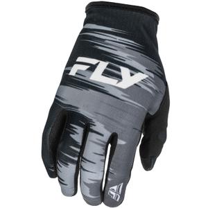 Guanti da motocross da donna FLY Racing - USA Lite nero-grigio-bianco