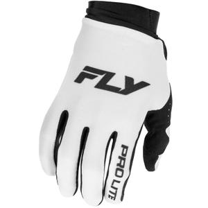 Guanti da motocross FLY Racing - USA Pro Lite bianco-nero