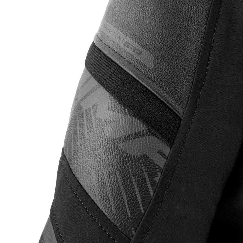 Giacca da moto in pelle Shima Bandit 2.0 nera-nera
