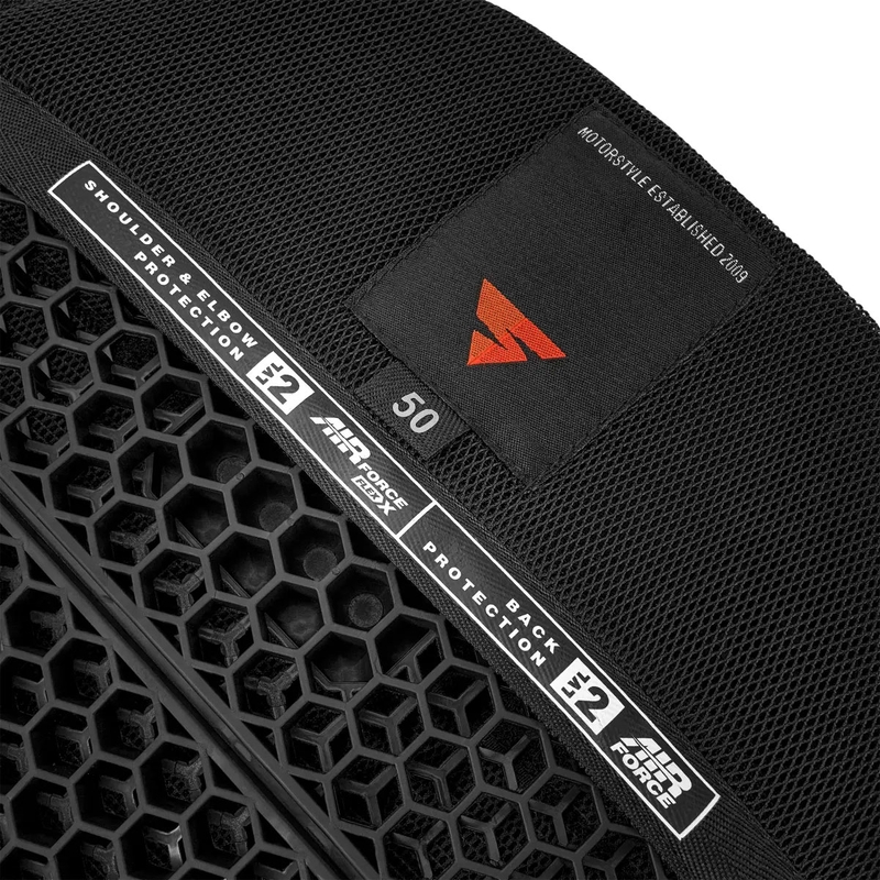 Giacca da moto in pelle Shima Bandit 2.0 nera-nera
