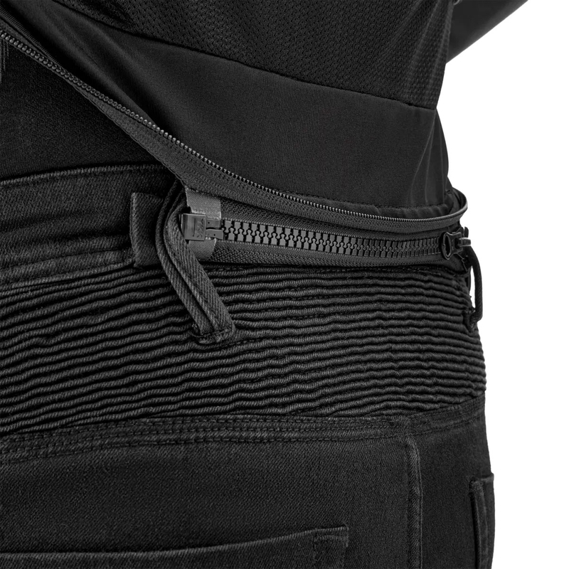 Giacca da moto in pelle Shima Bandit 2.0 nera-nera