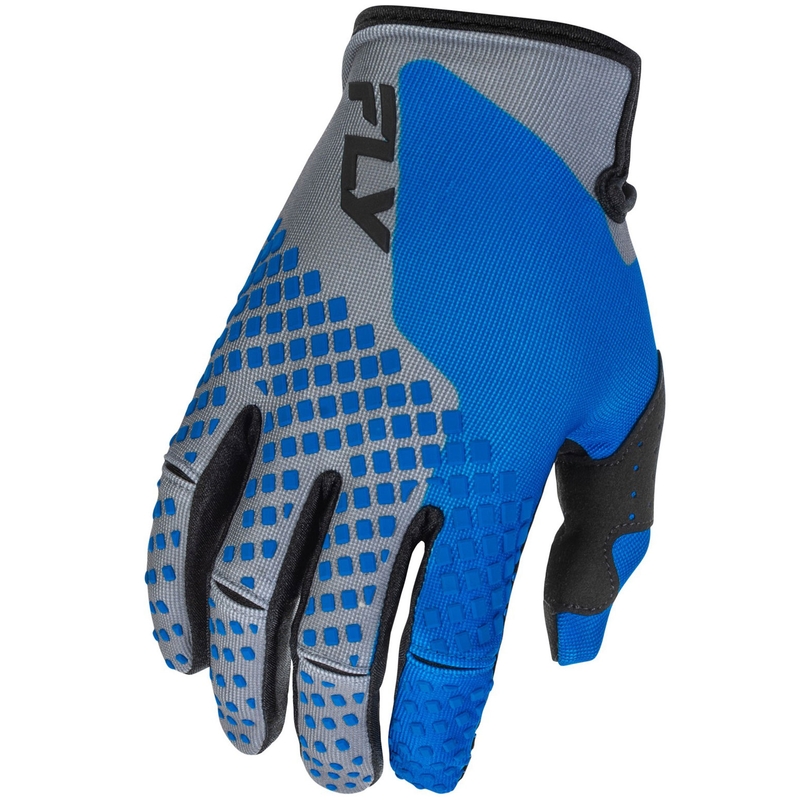 Guanti da motocross FLY Racing - USA Kinetic blu-grigio-nero