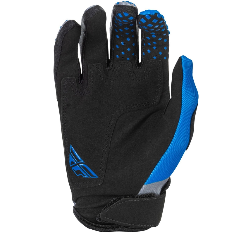 Guanti da motocross FLY Racing - USA Kinetic blu-grigio-nero