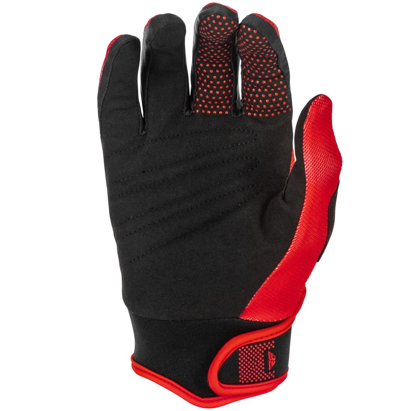 Guanti da motocross FLY Racing - USA F-16 rosso-nero-bianco