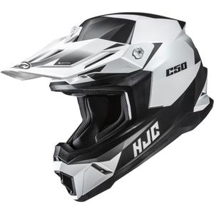 Casco da motocross HJC C50 Slide MC10SF nero-bianco