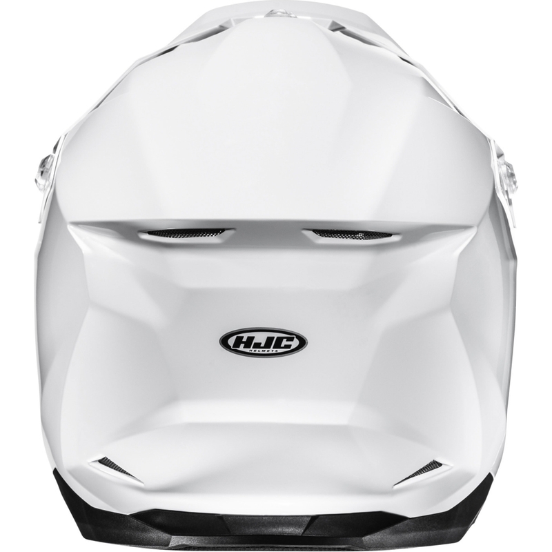 Casco da motocross HJC C50 Solid bianco perla