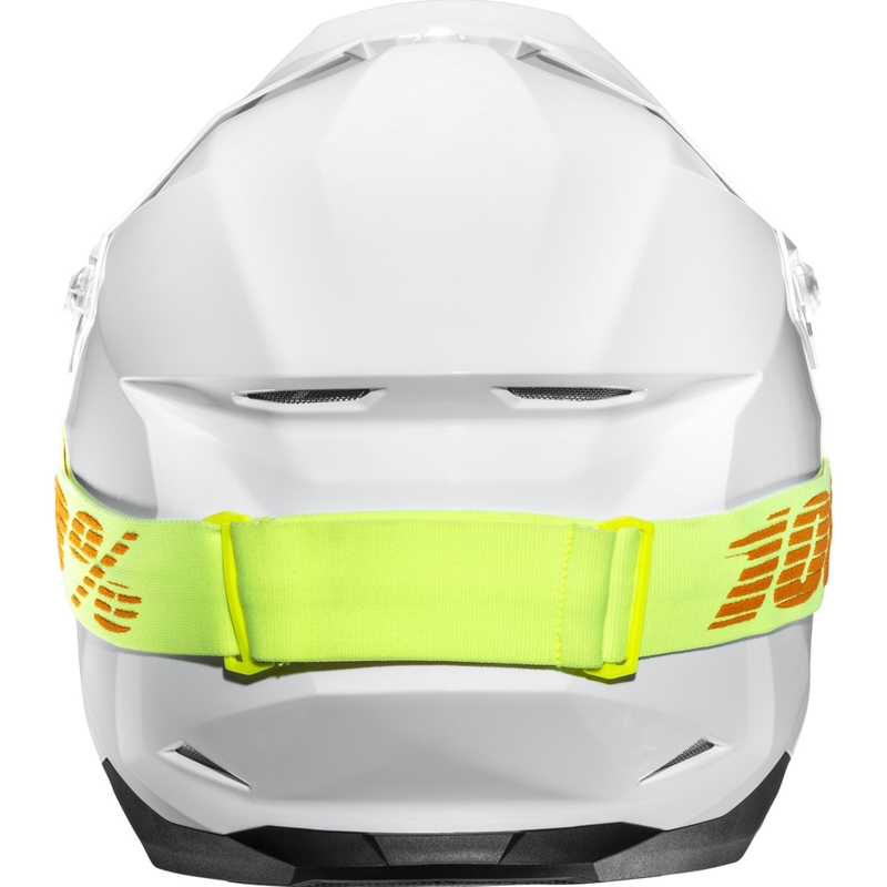 Casco da motocross HJC C50 Solid bianco perla