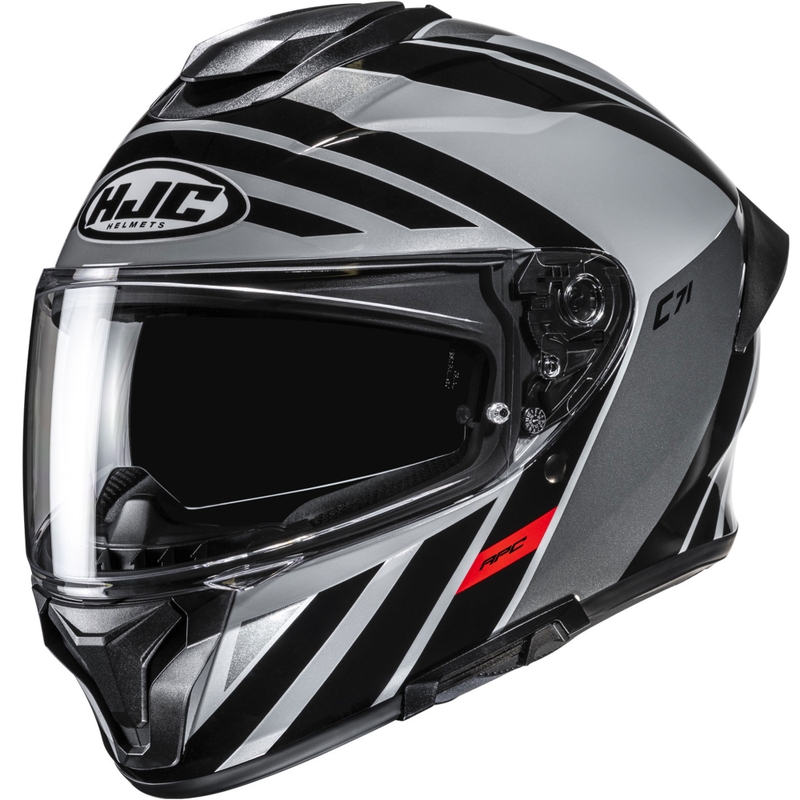Casco integrale da moto HJC C71 Faber MC5 nero-grigio