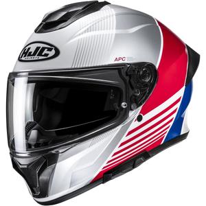 Casco integrale da moto HJC C71 Morix MC21 bianco-rosso-blu