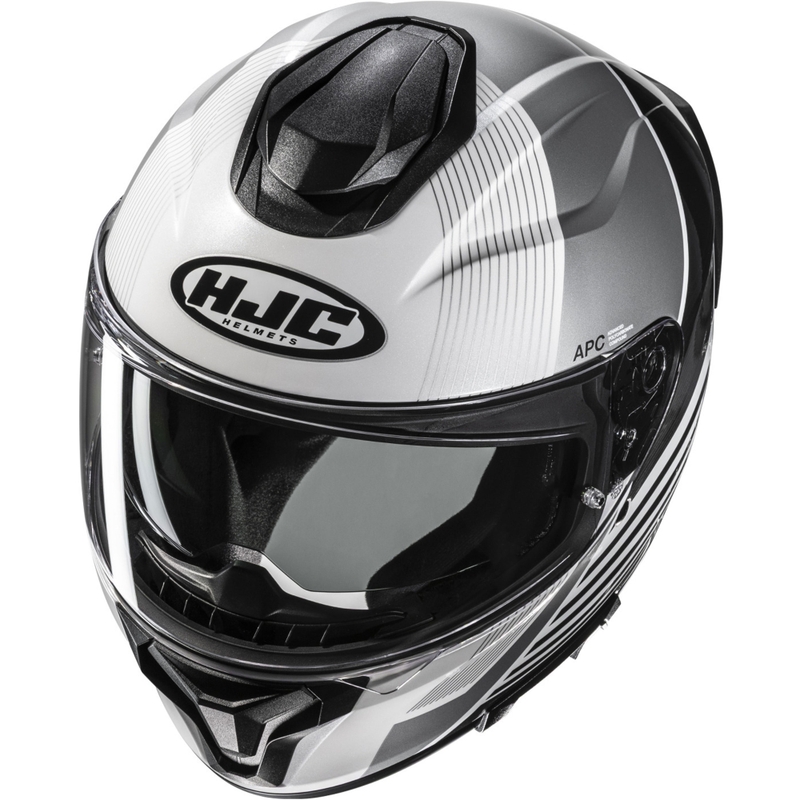 Casco integrale da moto HJC C71 Morix MC5 nero-argento