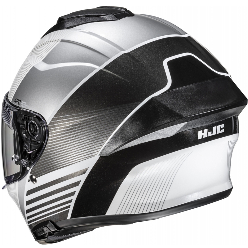 Casco integrale da moto HJC C71 Morix MC5 nero-argento