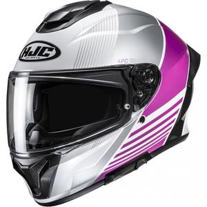 Casco integrale da moto HJC C71 Morix MC8 argento-rosa
