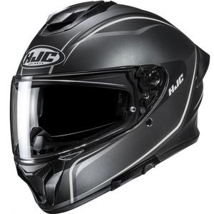 Casco integrale da moto HJC C71 Quez nero-argento