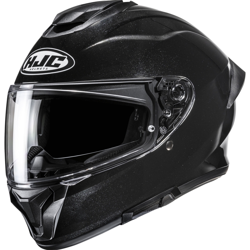 Casco integrale da moto HJC C71 Solid nero metallizzato