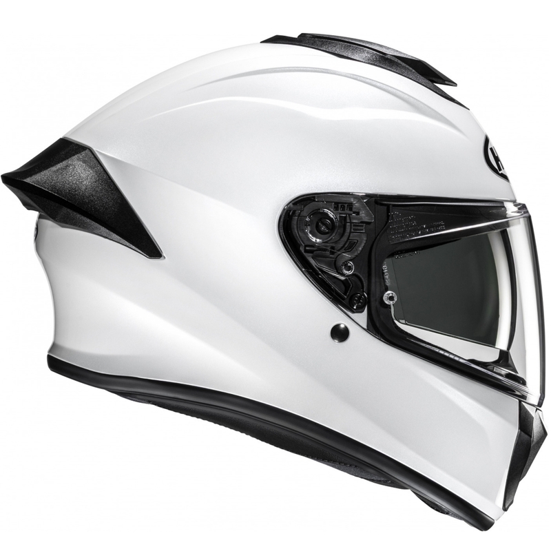 Casco integrale da moto HJC C71 Solid bianco perla