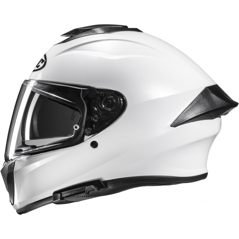 Casco integrale da moto HJC C71 Solid bianco perla
