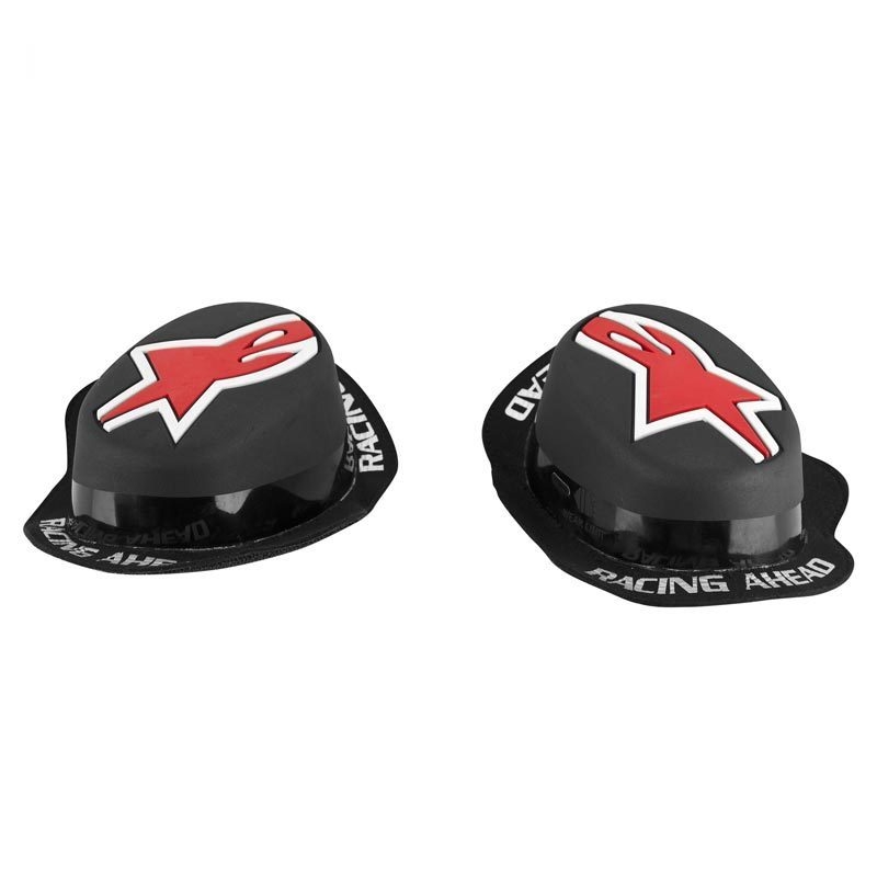 Alpinestars GP Rain nero e rosso, slider per le ginocchia