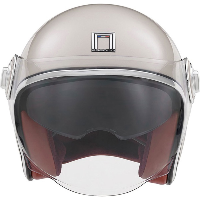 Casco jet NOX PREMIUM Heritage rosa champagne