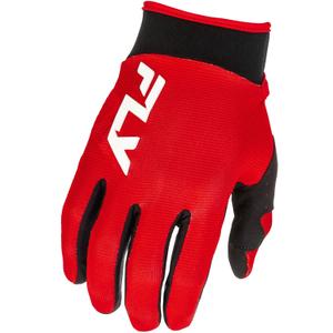 Guanti da motocross per bambini FLY Racing - USA F-16 rosso-nero-bianco