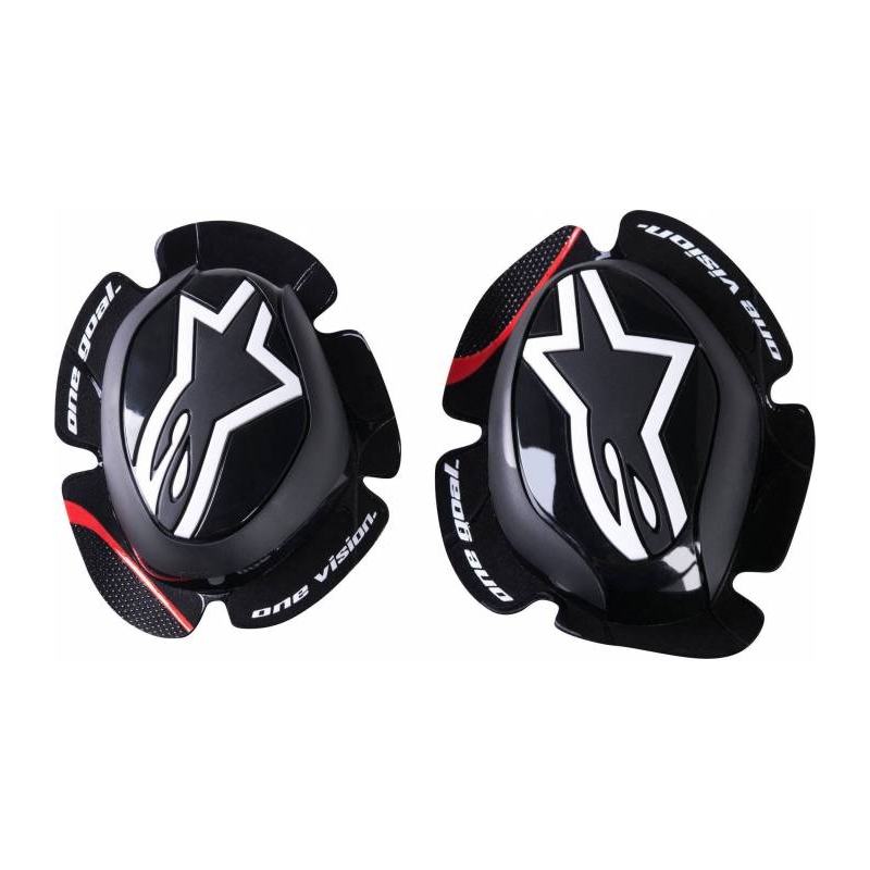 Alpinestars GP Pro Dynamics nero, bianco e rosso, knee sliders