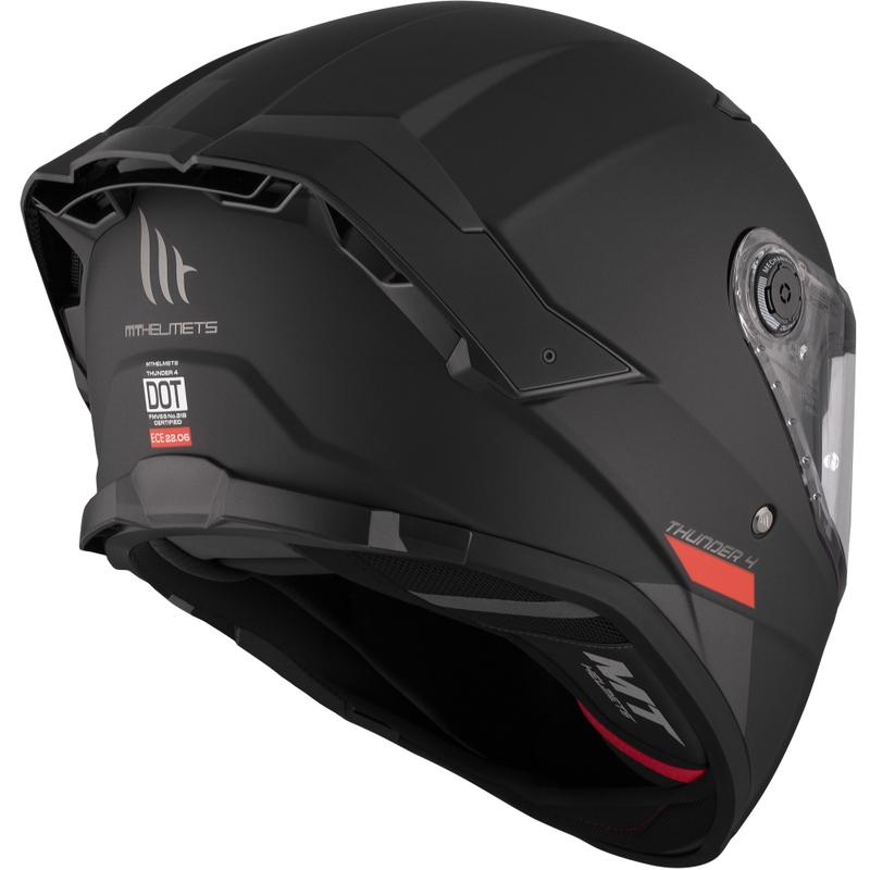 Casco integrale da moto MT FF118SV Thunder 4 SV nero opaco