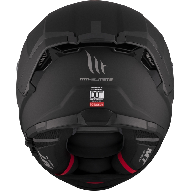 Casco integrale da moto MT FF118SV Thunder 4 SV nero opaco