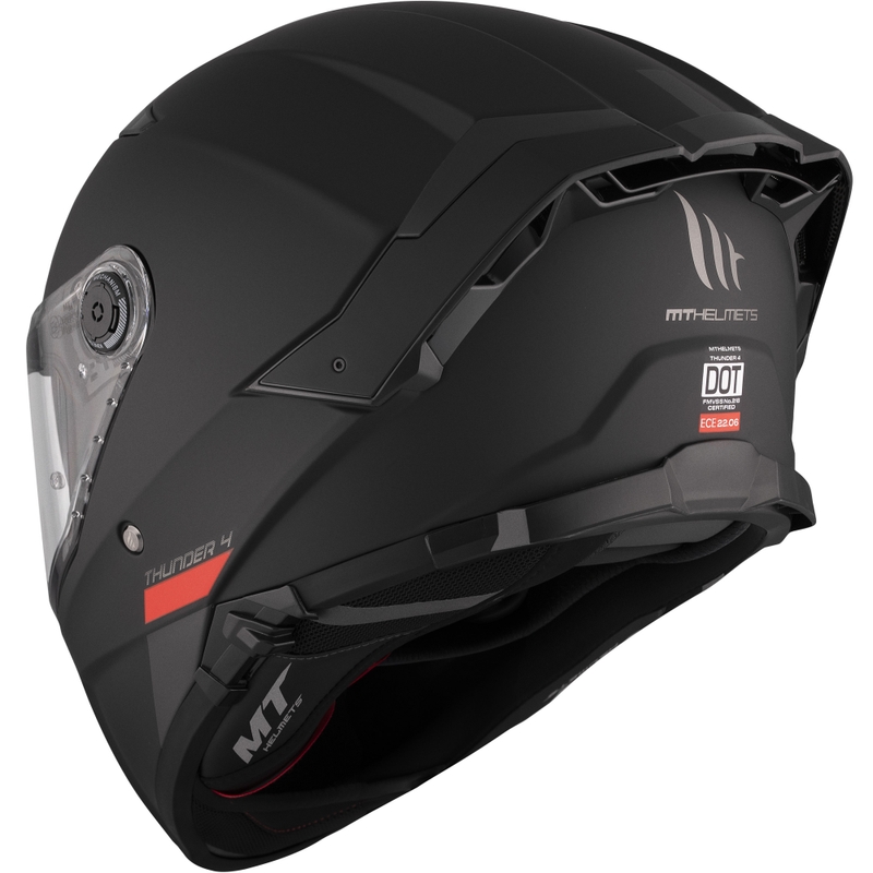 Casco integrale da moto MT FF118SV Thunder 4 SV nero opaco