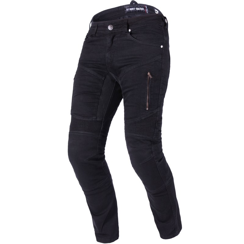 Jeans da moto Street Racer Stretch II CE neri
