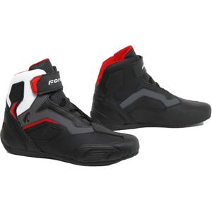 Stivali da moto Forma Stinger EVO Flow nero-rosso-bianco-grigio
