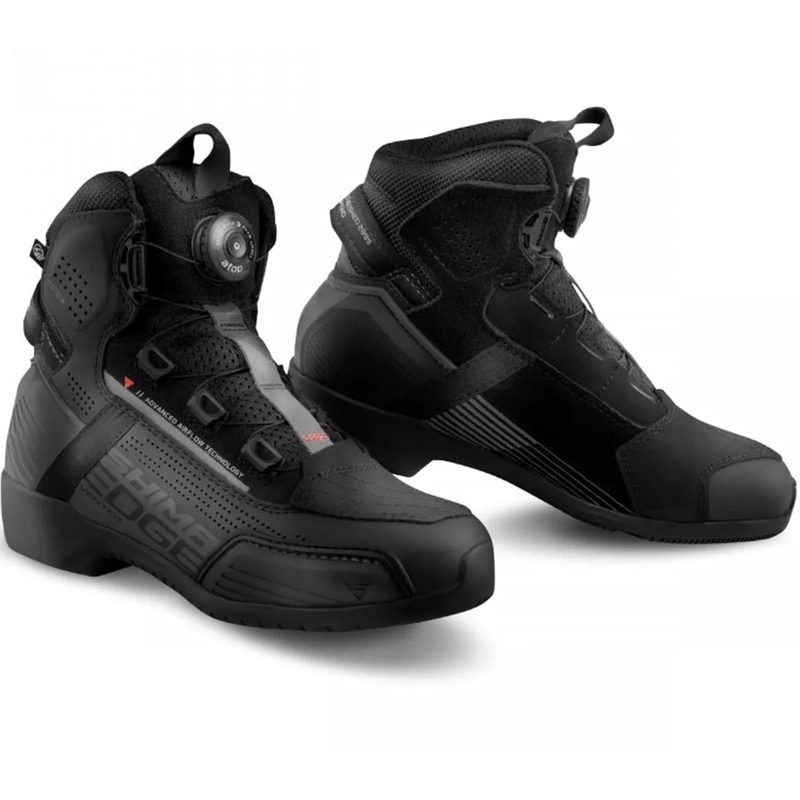 Stivali da moto da donna Shima Edge Vent Nero