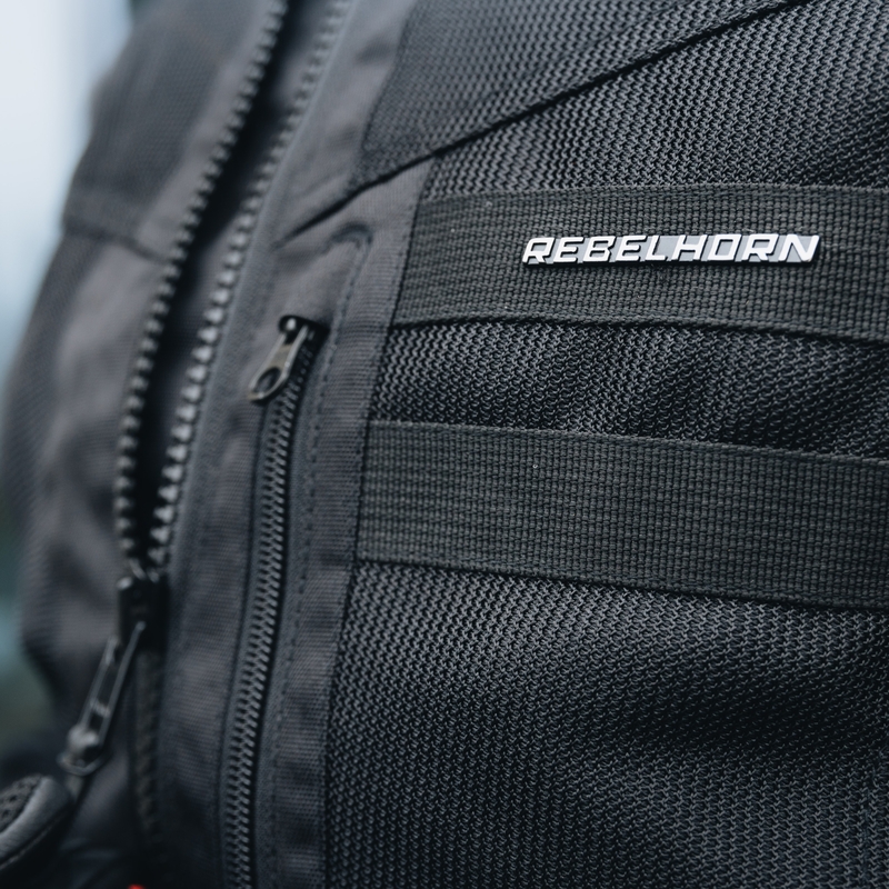 Giacca da motociclista Rebelhorn Scandal II nera