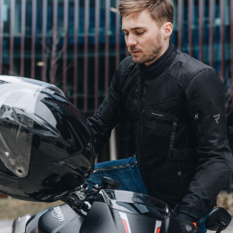 Giacca da motociclista Rebelhorn Scandal II nera