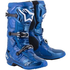 Stivali da moto Alpinestars Tech 10 blu-nero-bianco