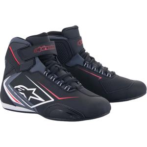Stivali da moto Alpinestars Sektor Waterproof neri, bianchi e grigi