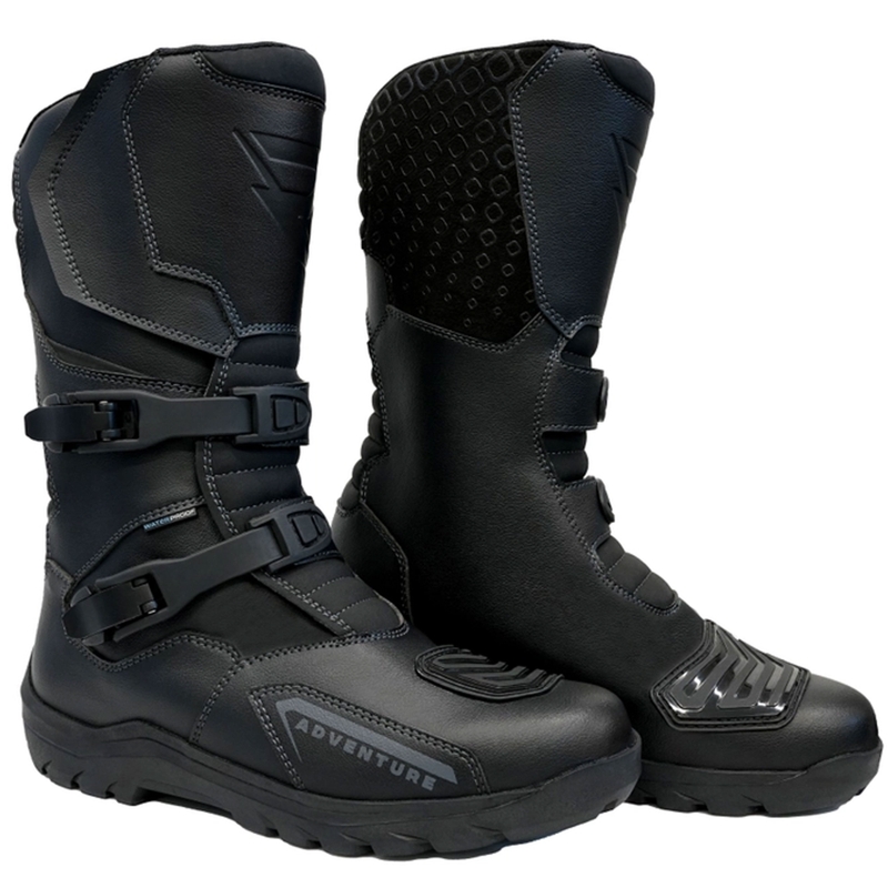 Stivali moto Street Racer Adventure WP Neri