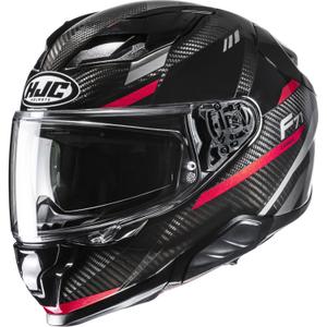 Casco integrale da moto HJC F71 CARBON Esira MC1 nero-rosso