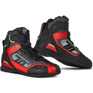 Stivali da moto SEVENTY DEGREES SD-BR3 Veloce PRO nero e rosso