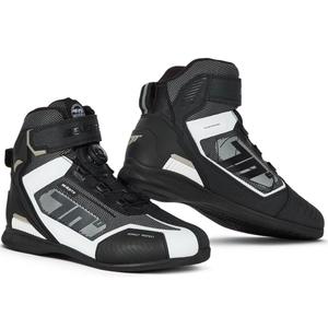 Stivali da moto SEVENTY DEGREES SD-BR3 Veloce PRO bianco e nero