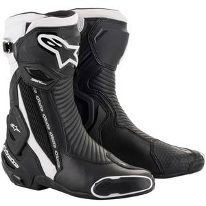Stivali da moto Alpinestars SMX Plus 2 bianchi e neri