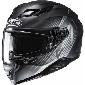 Casco integrale da moto HJC F71 Catos MC5SF nero-grigio