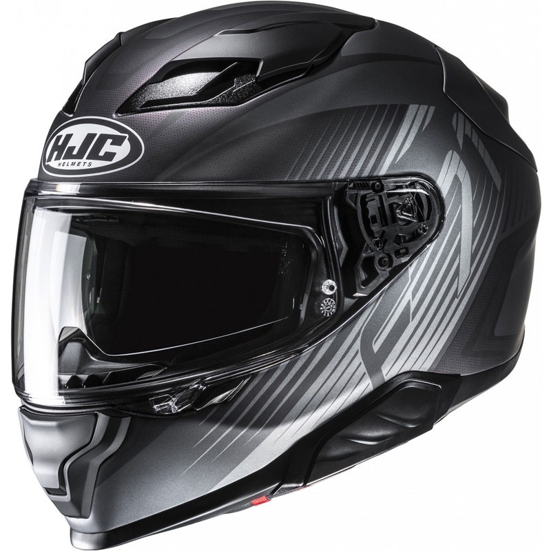 Casco integrale da moto HJC F71 Catos MC5SF nero-grigio