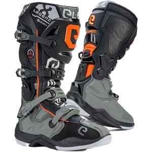 Stivali da moto Eleveit X-Legend grigio-arancio