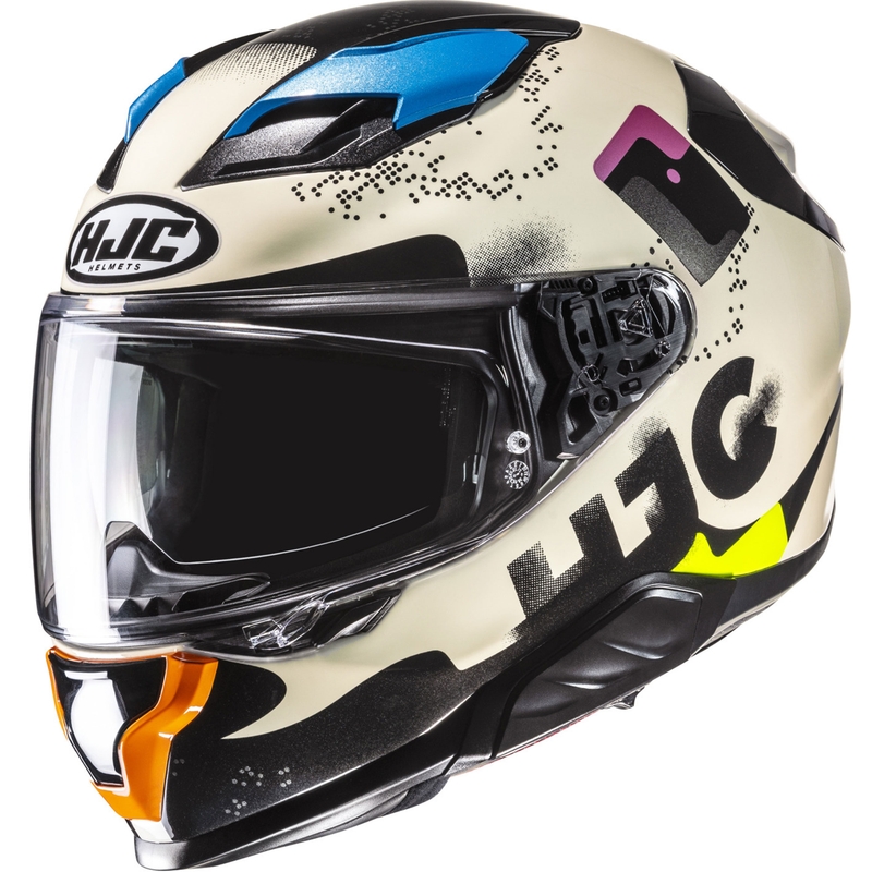 Casco integrale da moto HJC F71 Faco MC28 multicolore